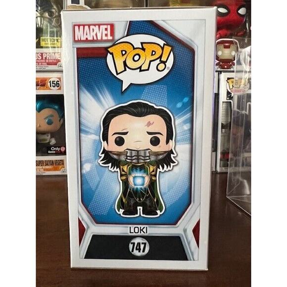 Funko Pop Marvel Avengers Endgame Loki #747 GITD Funko Shop Exclusive - Picture 4 of 7